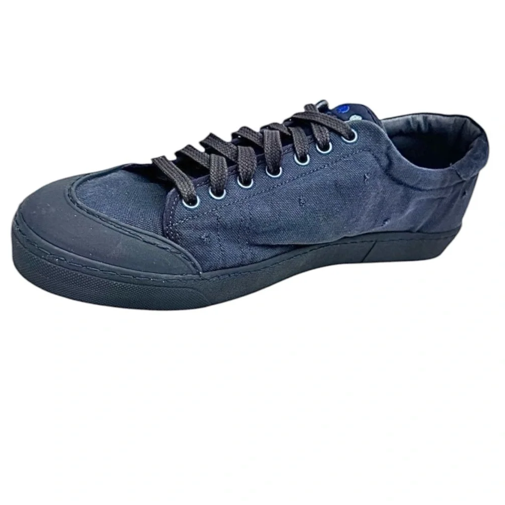Scarpa Italy Men’s Sneakers Size 11 Navy Blue Leather Casual Shoes EU 44 EUC